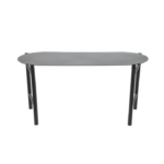 Zone Denmark Πτυσσόμενο Παγκάκι Μεταλλικό 90x33x45 - Disc Black