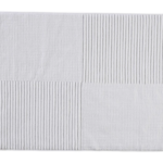 Zone Denmark Πατάκι Μπάνιου Βαμβακερό 80x50 - Classic White