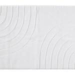 Zone Denmark Πατάκι Μπάνιου Βαμβακερό 80x50 - Time White