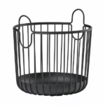 Zone Denmark Καλάθι Οργάνωσης Μεταλλικό Ø20x20 - Inu Black