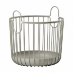 Zone Denmark Καλάθι Οργάνωσης Μεταλλικό Ø20x20 - Inu Taupe