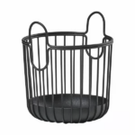 Zone Denmark Καλάθι Οργάνωσης Μεταλλικό Ø10,5x13,5 - Inu Black