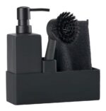 Zone Denmark Σετ Αξεσουάρ Κουζίνας 4 Τμχ 19x6x20,5 - Black