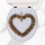 ΚΑΠΑΚΙ WC MDF STONE HEART 37X46