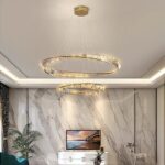 SE LED 60+80 OVELA  GOLD Φ60+80cm 3CCT REMOTE CONTROL 2 YEARS WARRANTY - Image 2