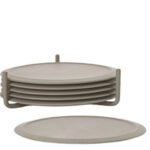 Zone Denmark Σουβέρ Σιλικόνης Σετ 6 Τμχ Ø10x3,1 - Taupe