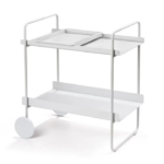 Zone Denmark Τρόλεϊ Μπαρ Μεταλλικό 60,6x40,5x66,4 - A-Cocktail Trolley Soft Grey