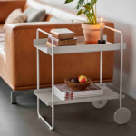 Zone Denmark Τρόλεϊ Μπαρ Μεταλλικό 60,6x40,5x66,4 - A-Cocktail Trolley Soft Grey - Image 4