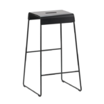 Zone Denmark Σκαμπώ Μπαρ Μεταλλικό 38x38x65 - A-Stool Bar Black