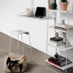 Zone Denmark Σκαμπώ Μπαρ Μεταλλικό 38x38x65 - A-Stool Bar Soft Grey - Image 2