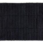 Zone Denmark Πατάκι Μπάνιου Βαμβακερό 80x50 - Tiles Black