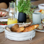 Zone Denmark Ψωμιέρα Υφασμάτινη/Μεταλλική Φ25,5x8 - Singles Warm Grey - Image 2