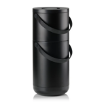 Zone Denmark Κάδος Απορριμμάτων Abs 22+12 Lt - Circular Black