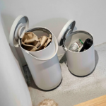 Zone Denmark Κάδος Απορριμμάτων Abs 35 Lt - Circular Warm Grey - Image 4