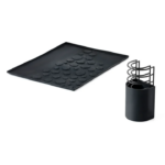 Zone Denmark Πιατοθήκη Σιλικόνης 45x36x22 - Diish Black - Image 2