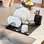 Zone Denmark Πιατοθήκη Σιλικόνης 45x36x22 - Diish Black - Image 3