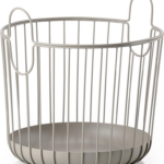 Zone Denmark Καλάθι Οργάνωσης Μεταλλικό Ø30x30,5 - Inu Taupe