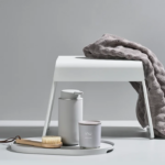 Zone Denmark Σκαμπώ Κουζίνας Μεταλλικό 39x30x27,5 - A-Stool Soft Grey - Image 3