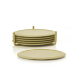 Zone Denmark Σουβέρ Σιλικόνης Σετ 6 Τμχ Ø10x3,1 - Leek Green