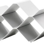 Zone Denmark Κάβα Ποτών 9 Θέσεων Μεταλλική 51,3x20x16,9 - Rocks Warm Grey