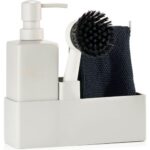 Zone Denmark Σετ Αξεσουάρ Κουζίνας 4 Τμχ 19x6x20,5 - Warm Grey