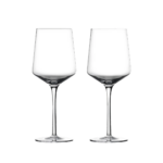 Zone Denmark Ποτήρια Κρασιού Κρυστάλλινα Σετ 2 Τμχ 400 ml - Rocks Clear