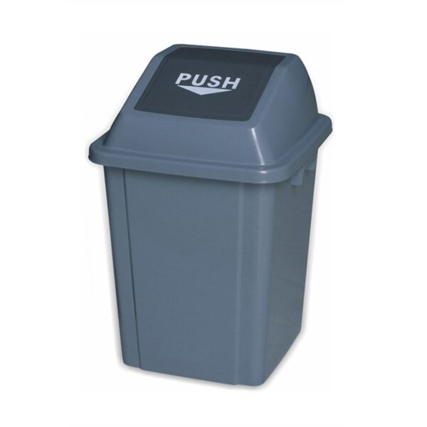 Κάδος Απορριμμάτων 60L Push Γκρι