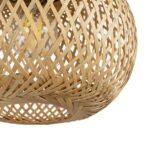 GLOBOSTAR® SELVA 01963 Boho Φωτιστικό Τοίχου - Απλίκα με Ντουί 1 x E27 AC 220-240V IP20 - Μπεζ - Μ23 x Π23 x Υ37cm - Image 5