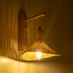 GLOBOSTAR® KALIA 01964 Boho Φωτιστικό Τοίχου - Απλίκα με Ντουί 1 x E27 AC 220-240V IP20 - Μπεζ - Μ33 x Π36 x Υ42cm - Image 2