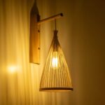 GLOBOSTAR® ARIDA 01970 Boho Φωτιστικό Τοίχου - Απλίκα με Ντουί 1 x E27 AC 220-240V IP20 - Μπεζ - Μ21 x Π30 x Υ55cm - Image 2