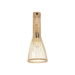 GLOBOSTAR® ARIDA 01970 Boho Φωτιστικό Τοίχου - Απλίκα με Ντουί 1 x E27 AC 220-240V IP20 - Μπεζ - Μ21 x Π30 x Υ55cm - Image 3