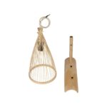 GLOBOSTAR® ARIDA 01970 Boho Φωτιστικό Τοίχου - Απλίκα με Ντουί 1 x E27 AC 220-240V IP20 - Μπεζ - Μ21 x Π30 x Υ55cm - Image 8