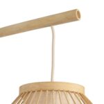 GLOBOSTAR® TULUM 01971 Boho Φωτιστικό Τοίχου - Απλίκα με Ντουί 1 x E27 AC 220-240V IP20 - Μπεζ - Μ24 x Π32 x Υ55cm - Image 6