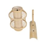 GLOBOSTAR® TULUM 01971 Boho Φωτιστικό Τοίχου - Απλίκα με Ντουί 1 x E27 AC 220-240V IP20 - Μπεζ - Μ24 x Π32 x Υ55cm - Image 8