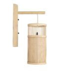 GLOBOSTAR® NOMAD 01972 Boho Φωτιστικό Τοίχου - Απλίκα με Ντουί 1 x E27 AC 220-240V IP20 - Μπεζ - Μ16 x Π28 x Υ50cm - Image 4