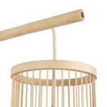 GLOBOSTAR® NOMAD 01972 Boho Φωτιστικό Τοίχου - Απλίκα με Ντουί 1 x E27 AC 220-240V IP20 - Μπεζ - Μ16 x Π28 x Υ50cm - Image 7