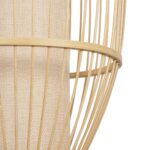 GLOBOSTAR® TULUM 01973 Boho Φωτιστικό Τοίχου - Απλίκα με Ντουί 1 x E27 AC 220-240V IP20 - Μπεζ - Μ25 x Π33 x Υ73cm - Image 5