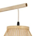 GLOBOSTAR® TULUM 01973 Boho Φωτιστικό Τοίχου - Απλίκα με Ντουί 1 x E27 AC 220-240V IP20 - Μπεζ - Μ25 x Π33 x Υ73cm - Image 6