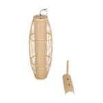 GLOBOSTAR® TULUM 01974 Boho Φωτιστικό Τοίχου - Απλίκα με Ντουί 1 x E27 AC 220-240V IP20 - Μπεζ - Μ28 x Π34 x Υ102cm - Image 8