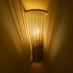 GLOBOSTAR® CHORD 01975 Boho Φωτιστικό Τοίχου - Απλίκα με Ντουί 1 x E27 AC 220-240V IP20 - Μπεζ - Μ20 x Π10 x Υ38.5cm - Image 2