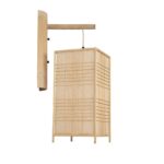 GLOBOSTAR® KOMO 01976 Boho Φωτιστικό Τοίχου - Απλίκα με Ντουί 1 x E27 AC 220-240V IP20 - Μπεζ - Μ20 x Π30 x Υ60cm - Image 5