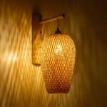 GLOBOSTAR® SELVA 01977 Boho Φωτιστικό Τοίχου - Απλίκα με Ντουί 1 x E27 AC 220-240V IP20 - Μπεζ - Μ24 x Π32 x Υ56cm - Image 2