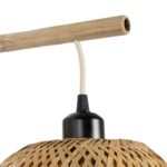 GLOBOSTAR® SELVA 01977 Boho Φωτιστικό Τοίχου - Απλίκα με Ντουί 1 x E27 AC 220-240V IP20 - Μπεζ - Μ24 x Π32 x Υ56cm - Image 7