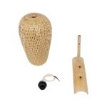 GLOBOSTAR® SELVA 01977 Boho Φωτιστικό Τοίχου - Απλίκα με Ντουί 1 x E27 AC 220-240V IP20 - Μπεζ - Μ24 x Π32 x Υ56cm - Image 8