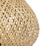 GLOBOSTAR® FARAH 01980 Boho Επιτραπέζιο Φωτιστικό Πορτατίφ με Ντουί 1 x E27 AC 220-240V IP20 - Μπεζ - Μ30 x Π30 x Υ46cm - Image 6