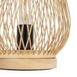 GLOBOSTAR® ARIDA 01982 Boho Επιτραπέζιο Φωτιστικό Πορτατίφ με Ντουί 1 x E27 AC 220-240V IP20 - Μπεζ - Μ20 x Π20 x Υ38.5cm - Image 6