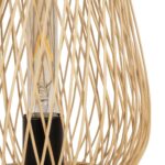 GLOBOSTAR® ARIDA 01982 Boho Επιτραπέζιο Φωτιστικό Πορτατίφ με Ντουί 1 x E27 AC 220-240V IP20 - Μπεζ - Μ20 x Π20 x Υ38.5cm - Image 7