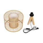 GLOBOSTAR® TULUM 01993 Boho Επιτραπέζιο Φωτιστικό Πορτατίφ με Ντουί 1 x E27 AC 220-240V IP20 - Μπεζ - Μ30 x Π30 x Υ40cm - Image 10