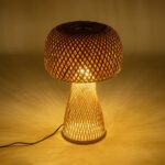 GLOBOSTAR® SELVA 01995 Boho Επιτραπέζιο Φωτιστικό Πορτατίφ με Ντουί 1 x E27 AC 220-240V IP20 - Μπεζ - Μ30 x Π30 x Υ45cm - Image 2