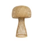 GLOBOSTAR® SELVA 01995 Boho Επιτραπέζιο Φωτιστικό Πορτατίφ με Ντουί 1 x E27 AC 220-240V IP20 - Μπεζ - Μ30 x Π30 x Υ45cm - Image 3